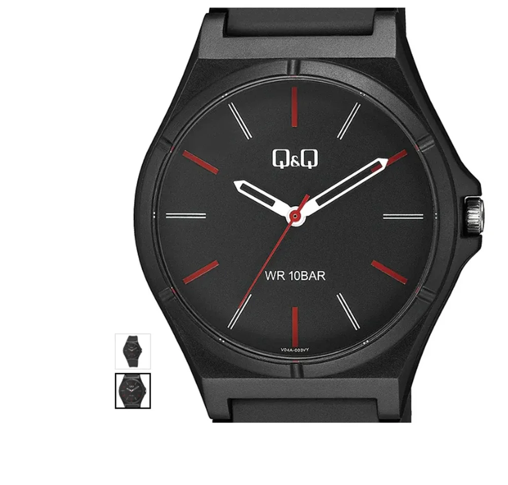 Brand new stickers Q&Q by CITIZEN 10 Bar Water Resistant Men's Watch v04a-003vy
